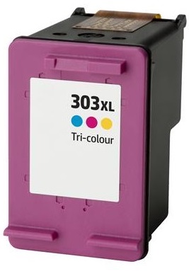 HP Original 303 Tri-Colour Inkjet Cartridge (T6N01AE)